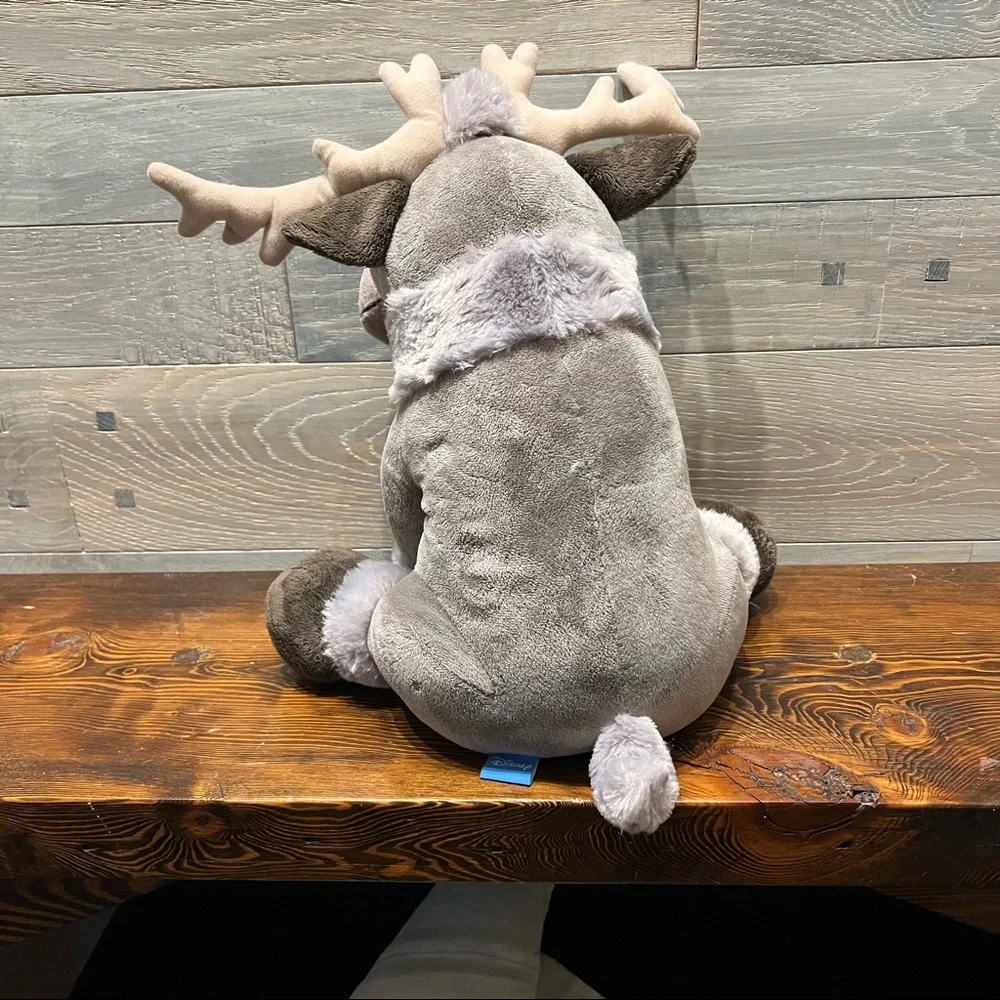 DISNEY FROZEN‎ SVEN Reindeer Plush Moose Gray 14 Inch Stuffed Animal
